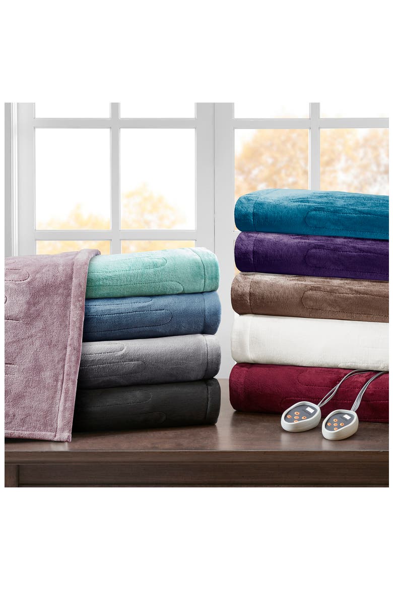 Heated Blanket, Alternate, color, PURPLE