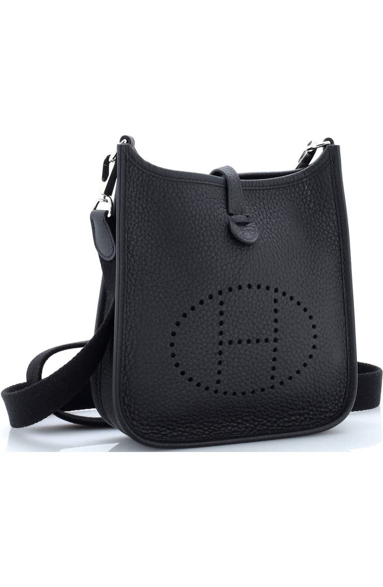 Pre-Owned Hermes Evelyne Bag Gen III Clemence TPM, Alternate, color, Noir