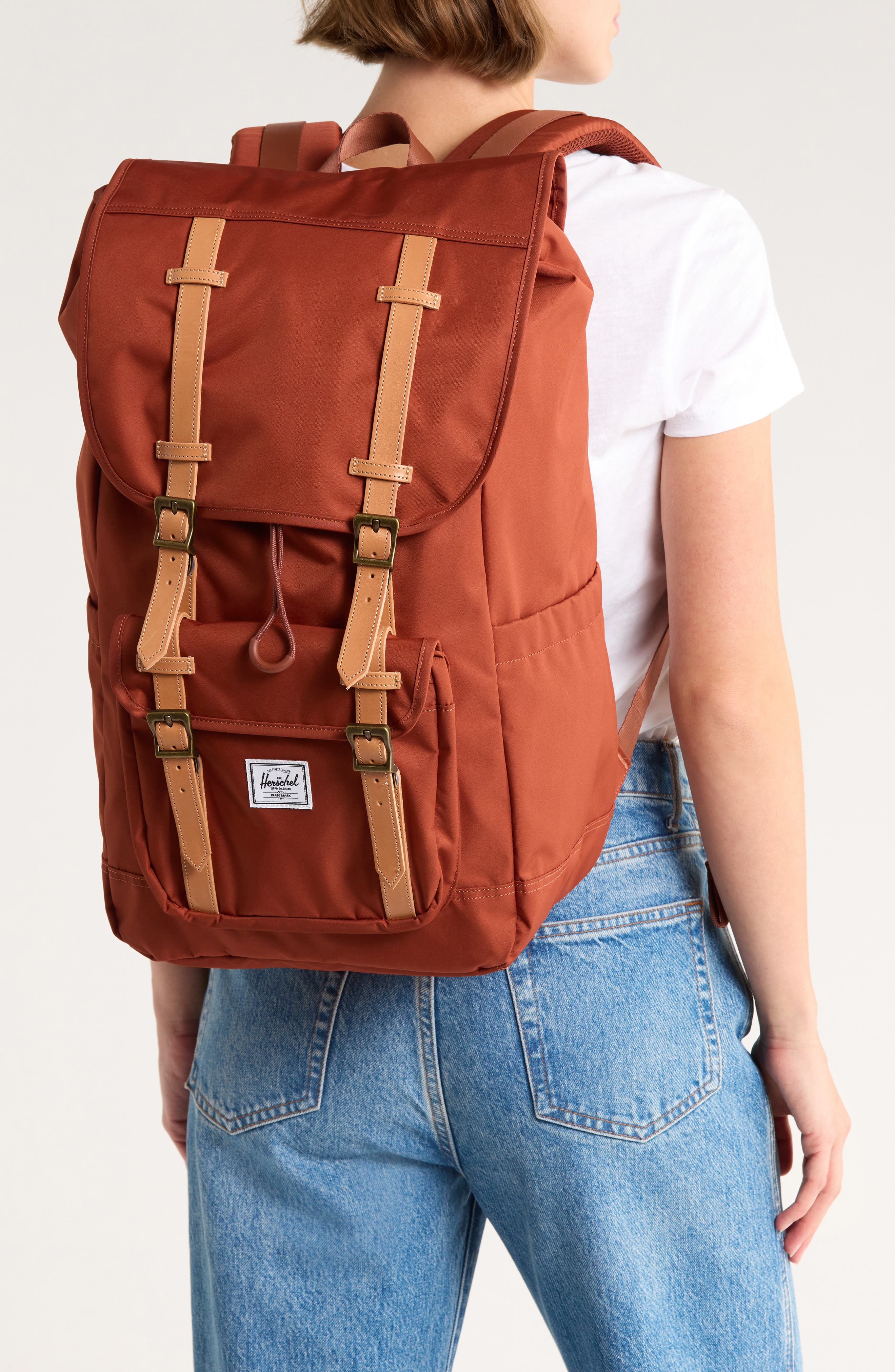 Herschel Supply Co. Little America Backpack, Alternate, color, Smoked Paprika