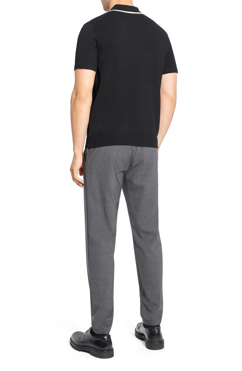 Theory Goris Tipped Solid Polo, Alternate, color,