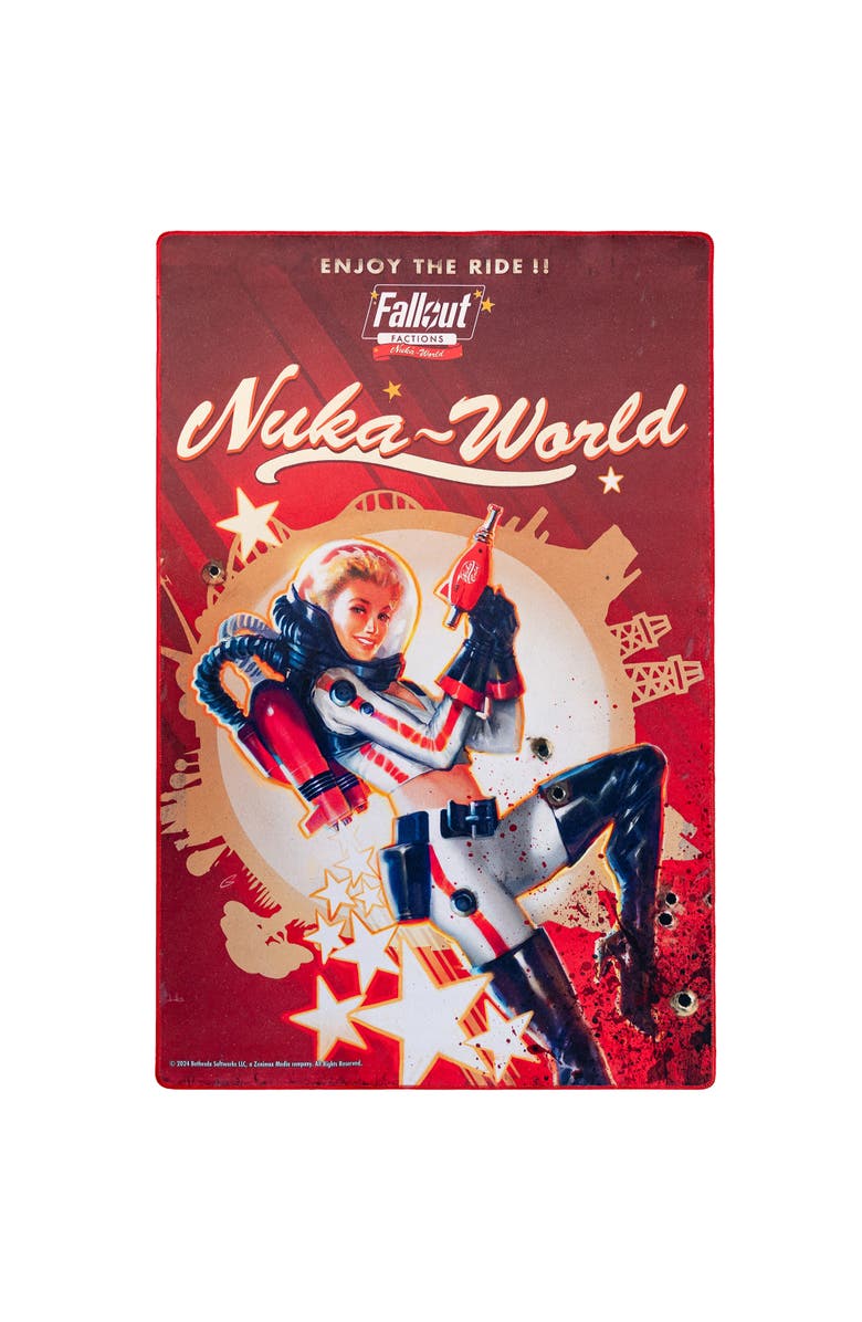 Modiphius Entertainment Modiphius Fallout Factions Map Nukaworld 35In Rpg Playmat, Main, color, Multicolored
