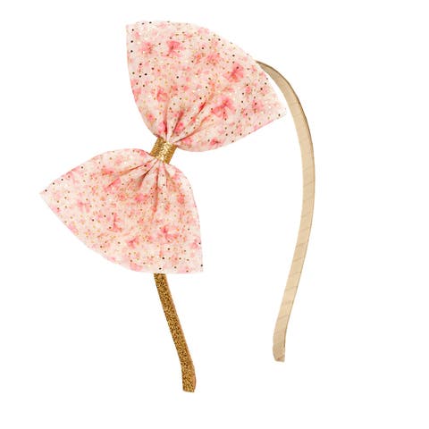 Ditsy Floral Tulle Bow Headband (Toddler & Little Kid)