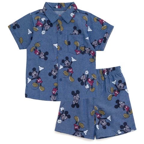 Mickey Mouse Romper Dress and Shorts Set
