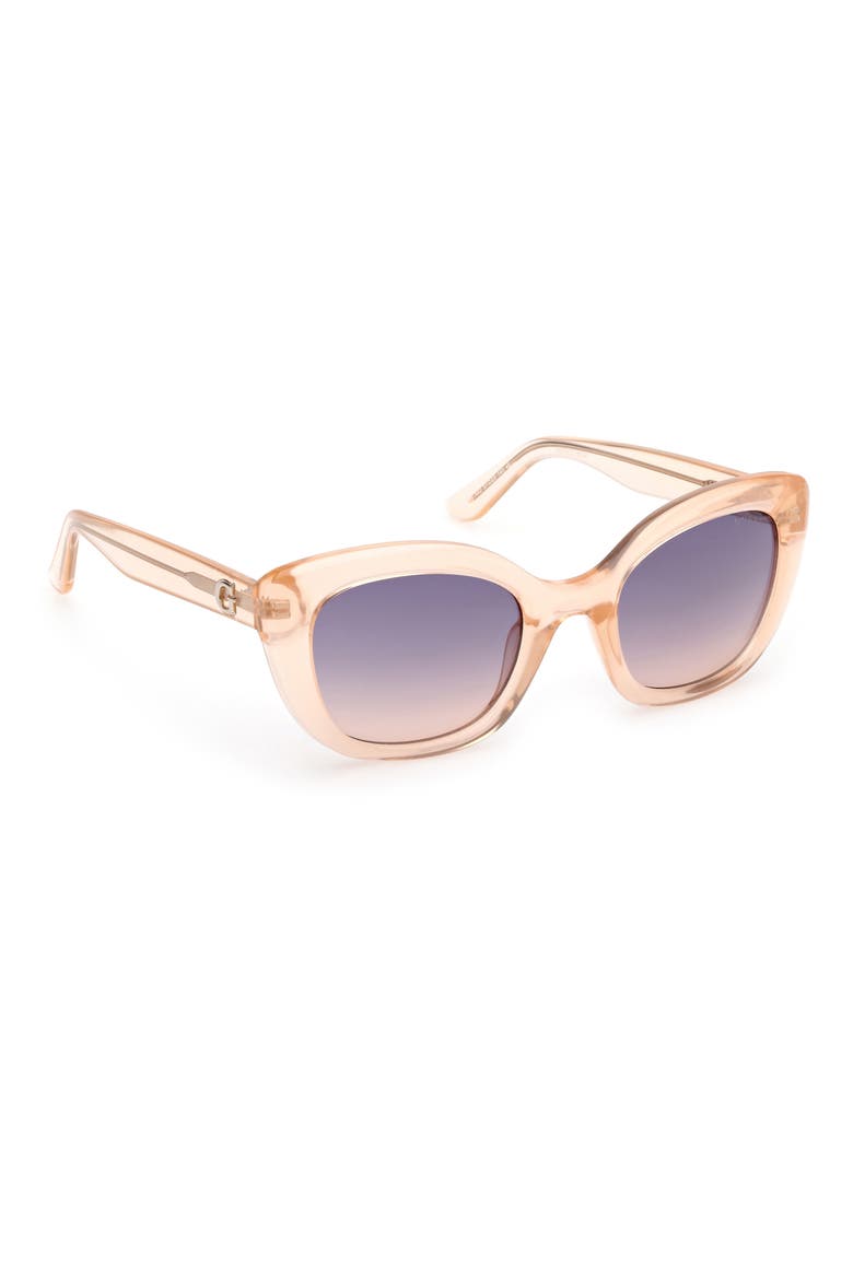 Square Sunglasses, Alternate, color, ORANGE/OTHER / GRADIENT OR MIRROR VIOLET