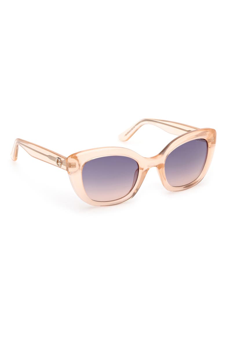 GUESS Square Sunglasses, Alternate, color, Orange/ Other / Gradient