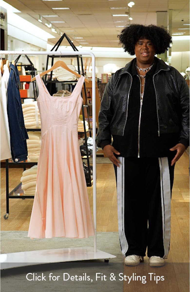 Jaime Lace Back Sleeveless Midi Dress, sales video thumbnail