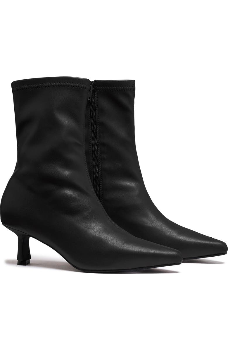 Therapy Australia Keeley Ankle Boot, Main, color, Black Stretch Pu