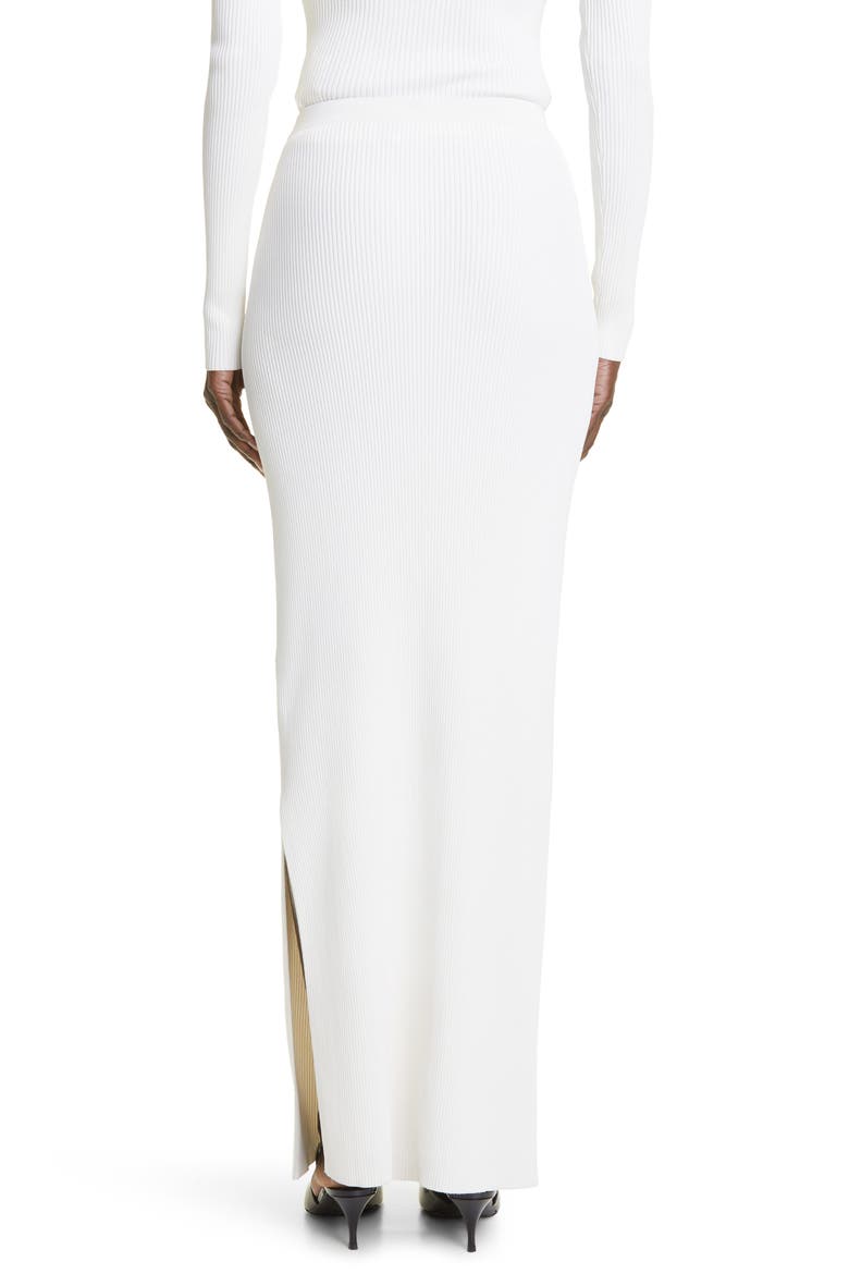 Kefali Rib Sweater Skirt, Alternate, color, 000101 NATURAL WHITE
