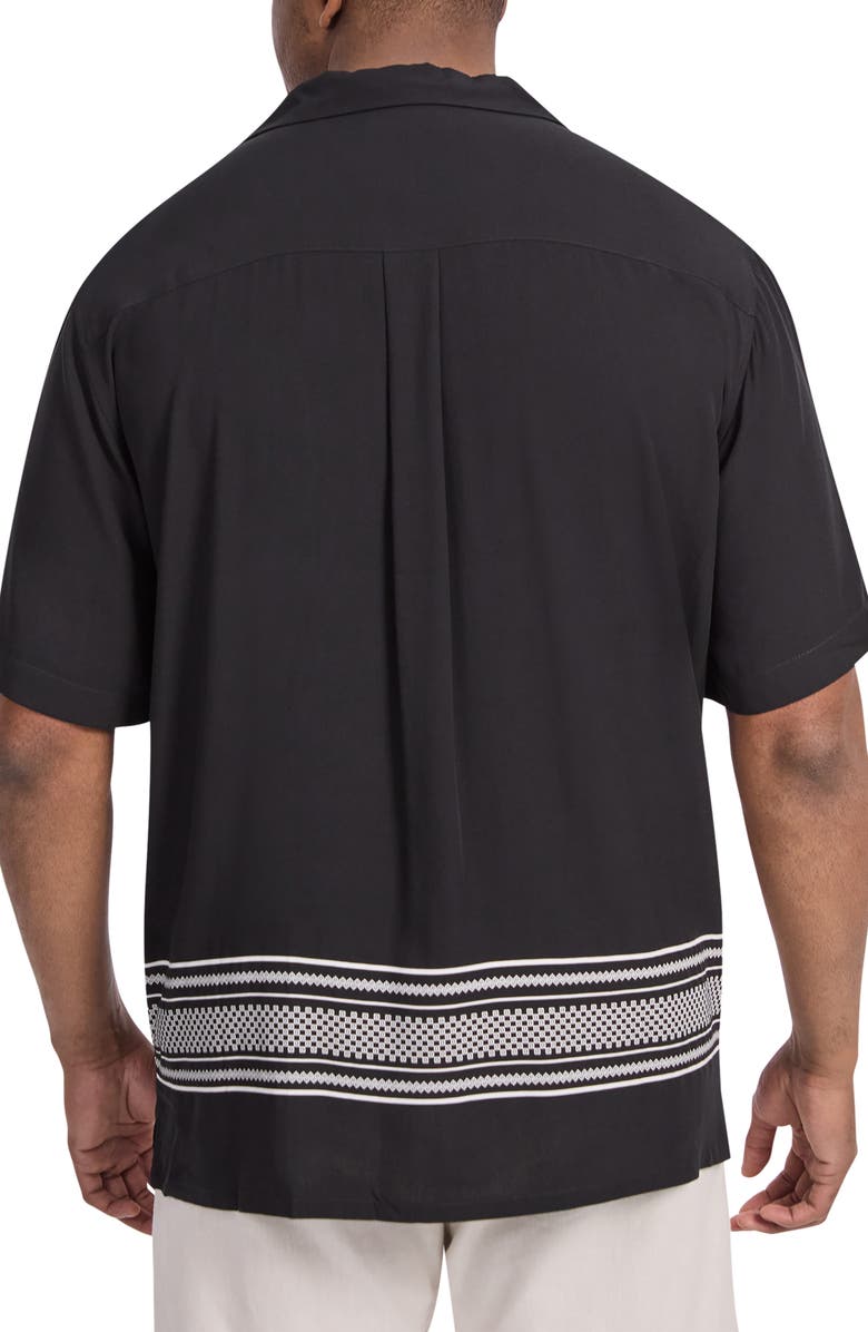 Johnny Bigg Jamaica Relaxed Fit Geo Print Camp Shirt, Alternate, color, 