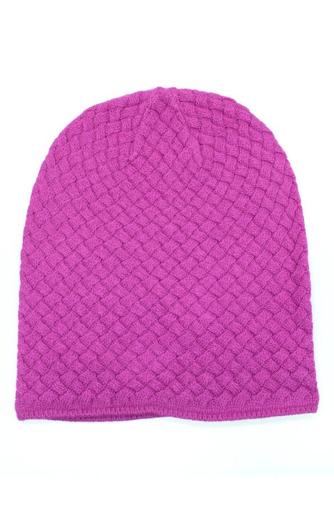 Minerva Basket Weave Beanie
