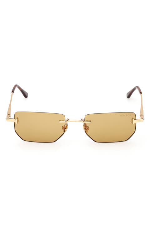Ethan 53mm Geometric Sunglasses