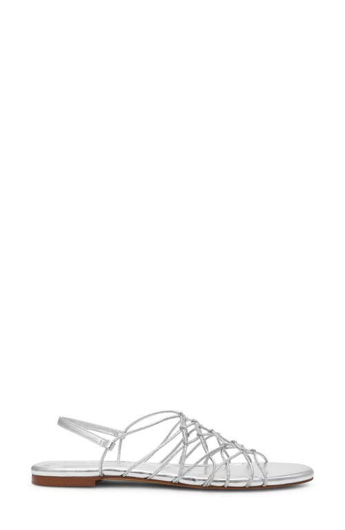 Steve Madden Libra Slingback Sandal In Silver