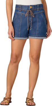 Wit & Wisdom Denim Drawstring Shorts