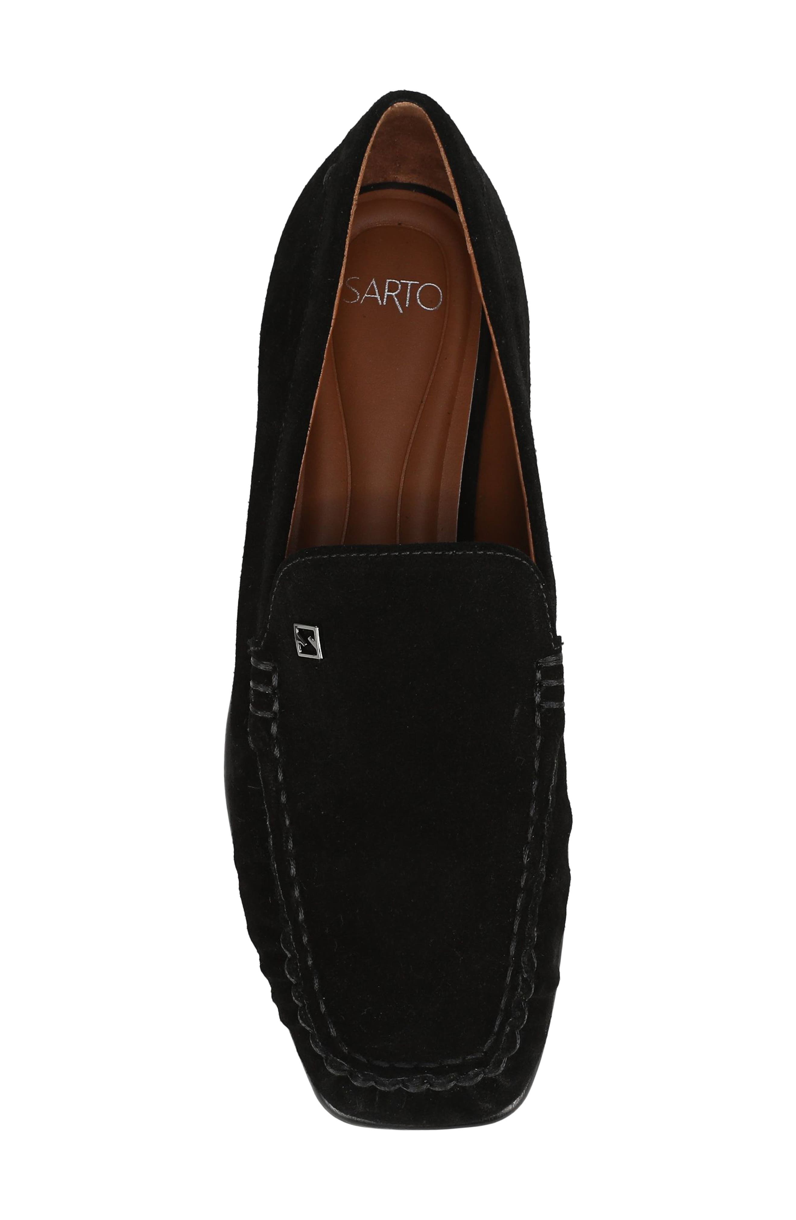 Lainey Loafer, Alternate, color, BLACK LEATHER