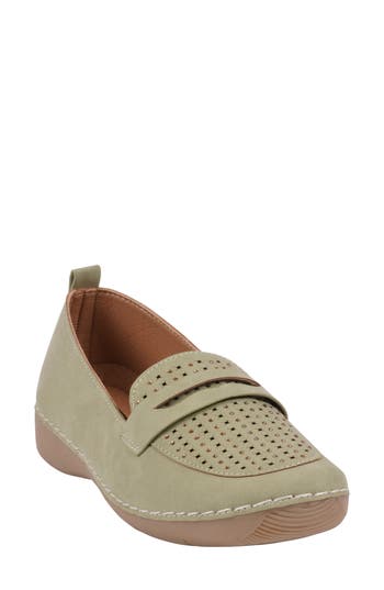 Gc Shoes Danita Flat In Sage