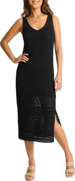 Tommy Bahama Openwork Midi Dress