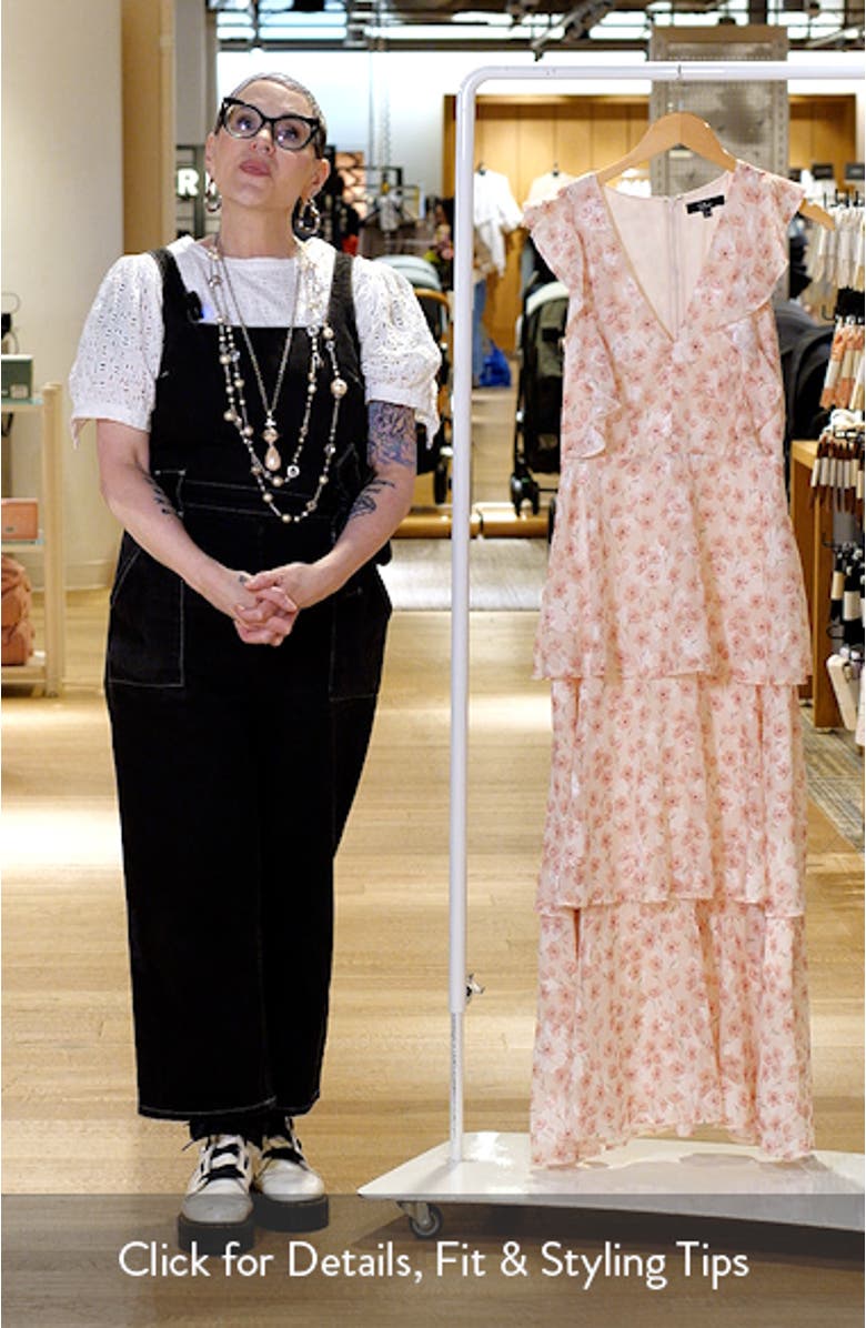 Wren Floral Ruffle Tiered Maxi Dress, sales video thumbnail