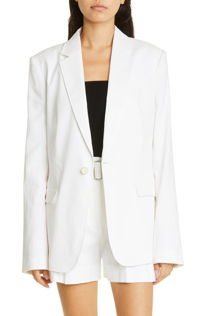 A.L.C. Donovan Linen Blend Blazer, Main, color, 