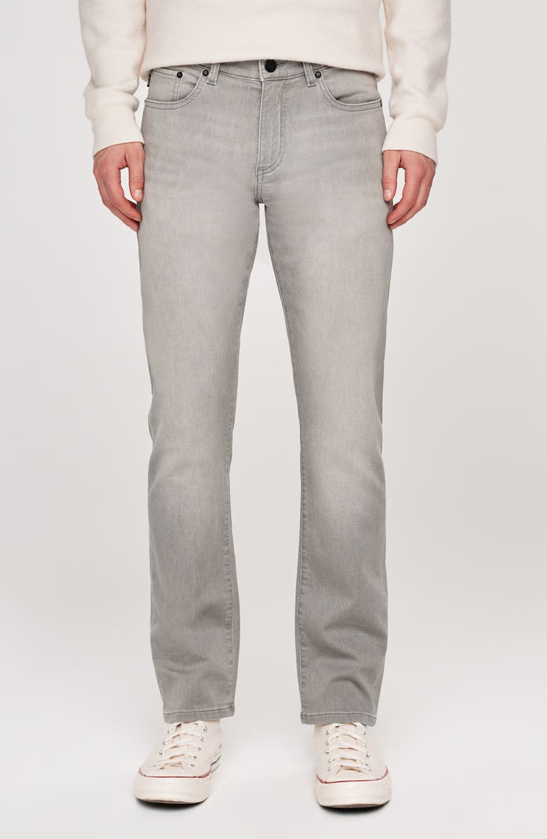 DL1961 Russell Slim Straight Leg Jeans, Main, color, Washed Grey Knit