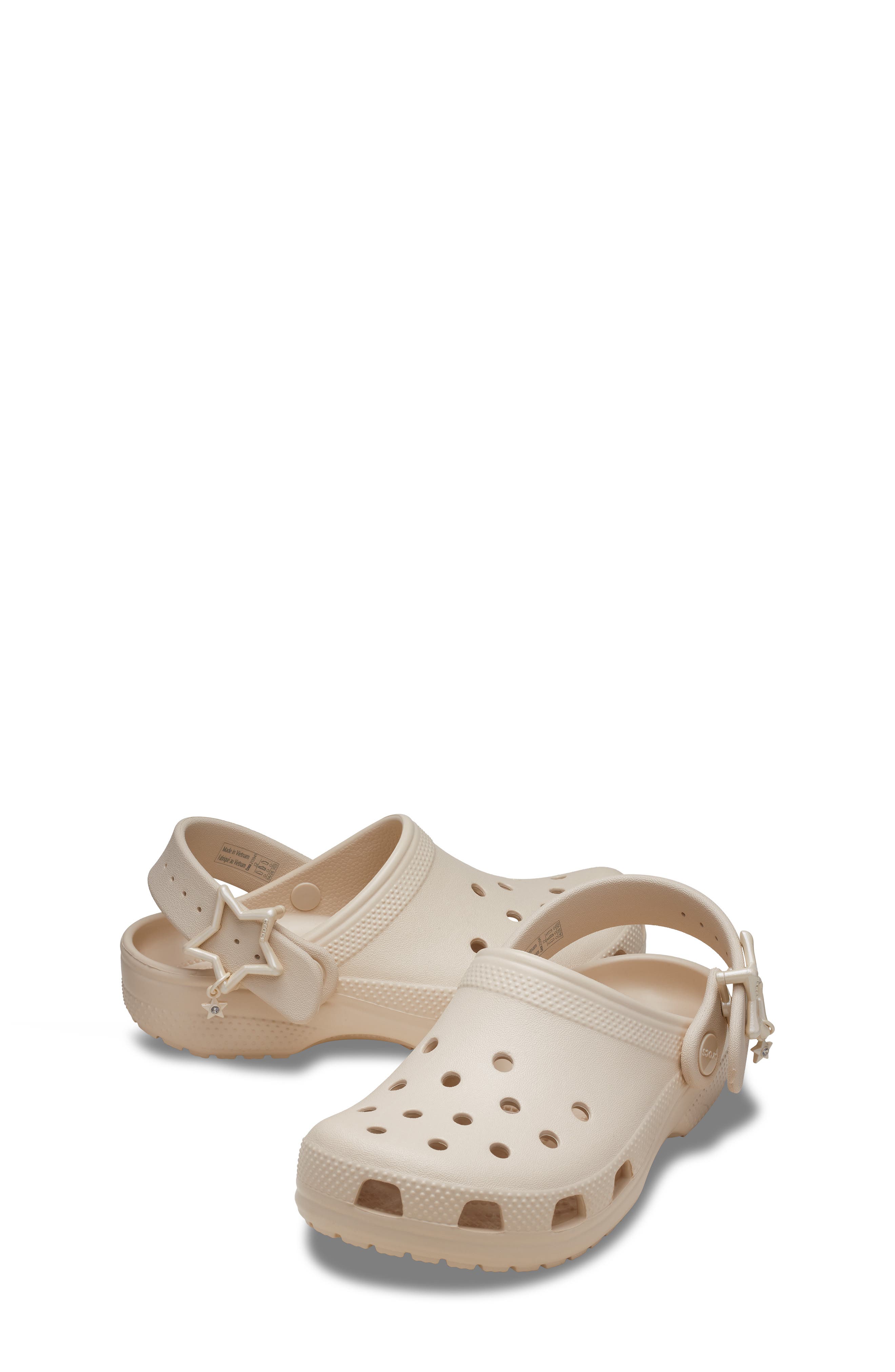 Kids' Classic Star Buckle Clog, Alternate, color, FRAPPE