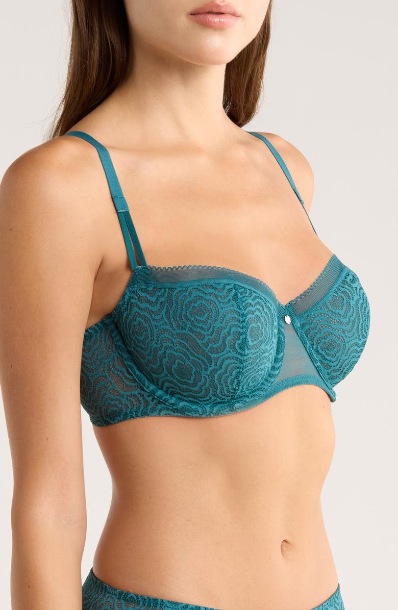 Chantelle Lingerie C Jolie Underwire Demi Bra, Alternate, color, Fresco