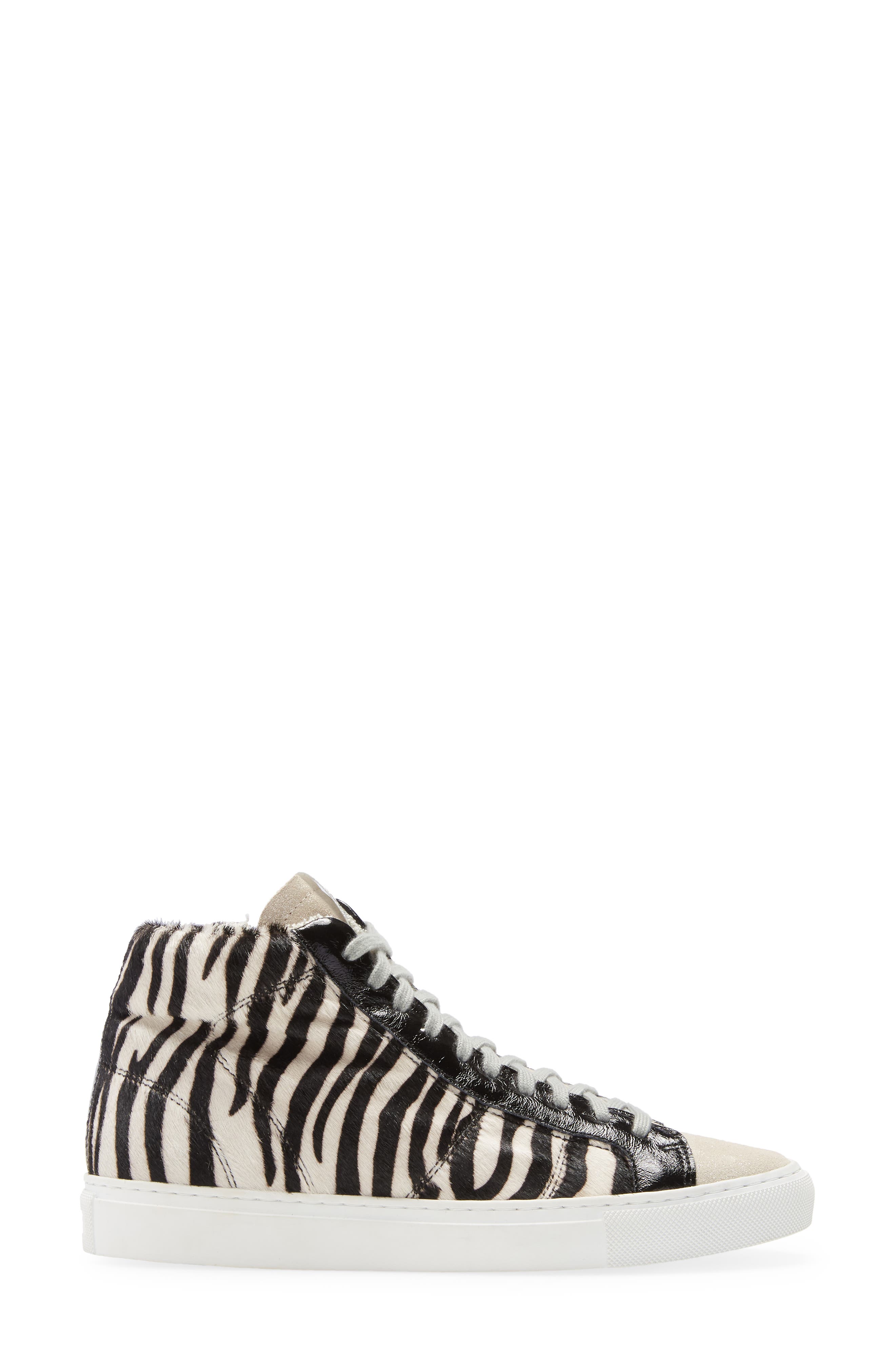 P448 Star Zebra High Top Sneaker, Alternate, color, 