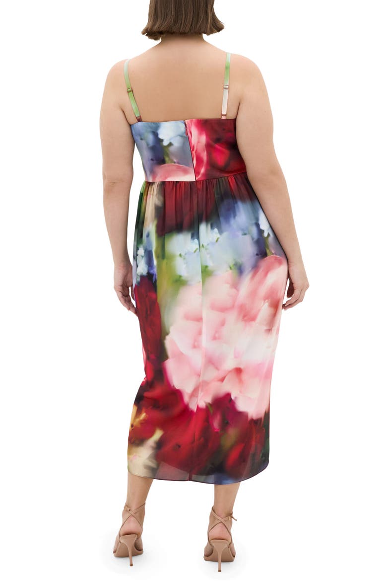 Sassy Pleat Front Midi Dress, Alternate, color, TEMPTATION FL
