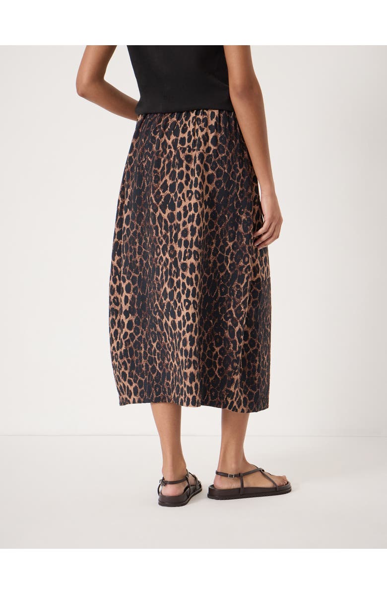 Hush Liddie Air Flow Barrel Midi Skirt, Alternate, color, Soft Leopard