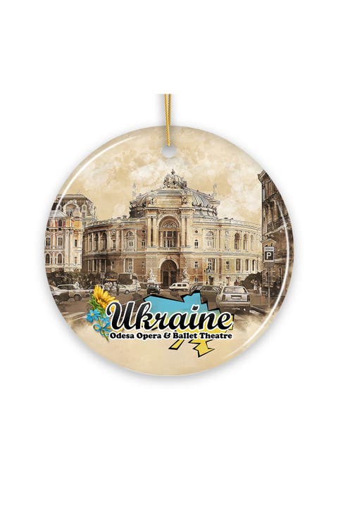 Odesa Opera And Ballet Theatre Ukraine Ornament