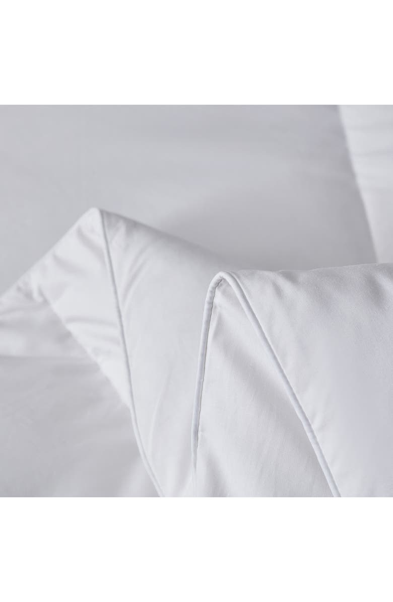 BLUE RIDGE HOME FASHIONS Martha Stewart Tencel<sup>®</sup> & Cotton Blend Goose Feather & Down Fiber Comforter - All Seasons, Alternate, color, White