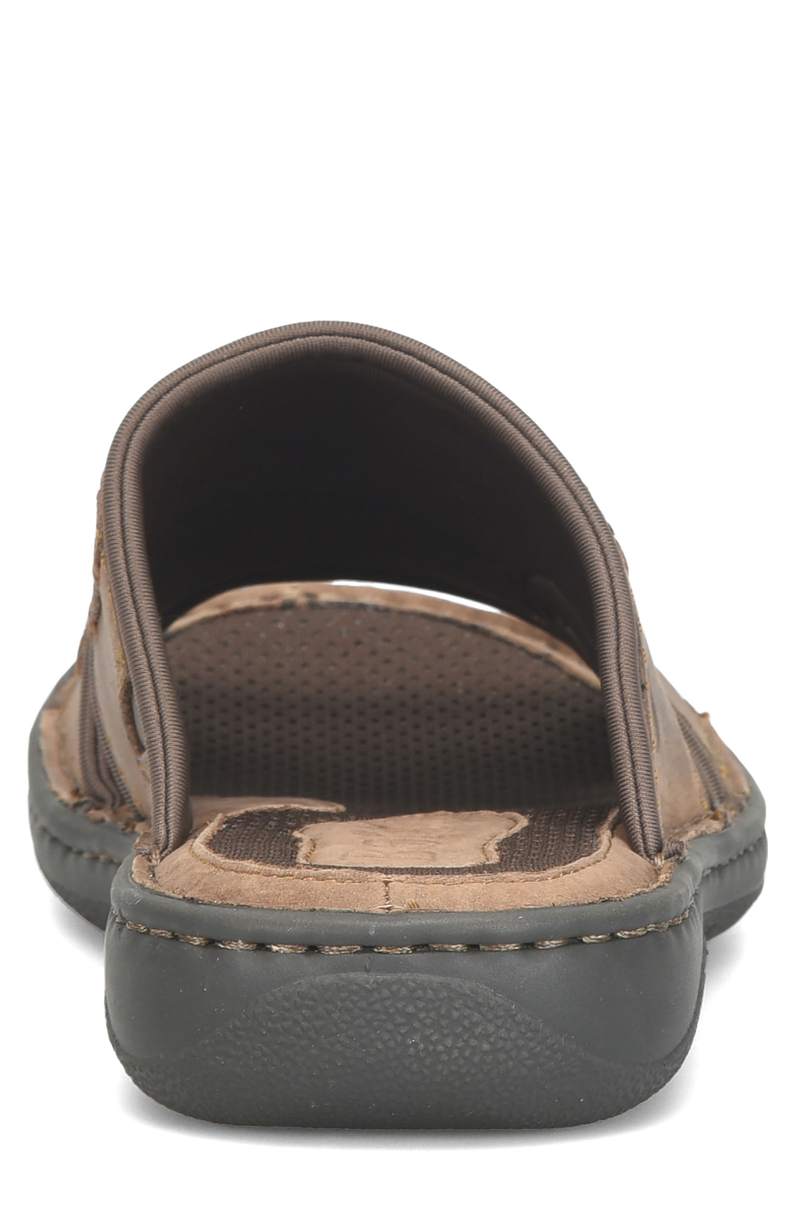 Maldon Slide Sandal, Alternate, color, LIGHT BROWN NUBUCK