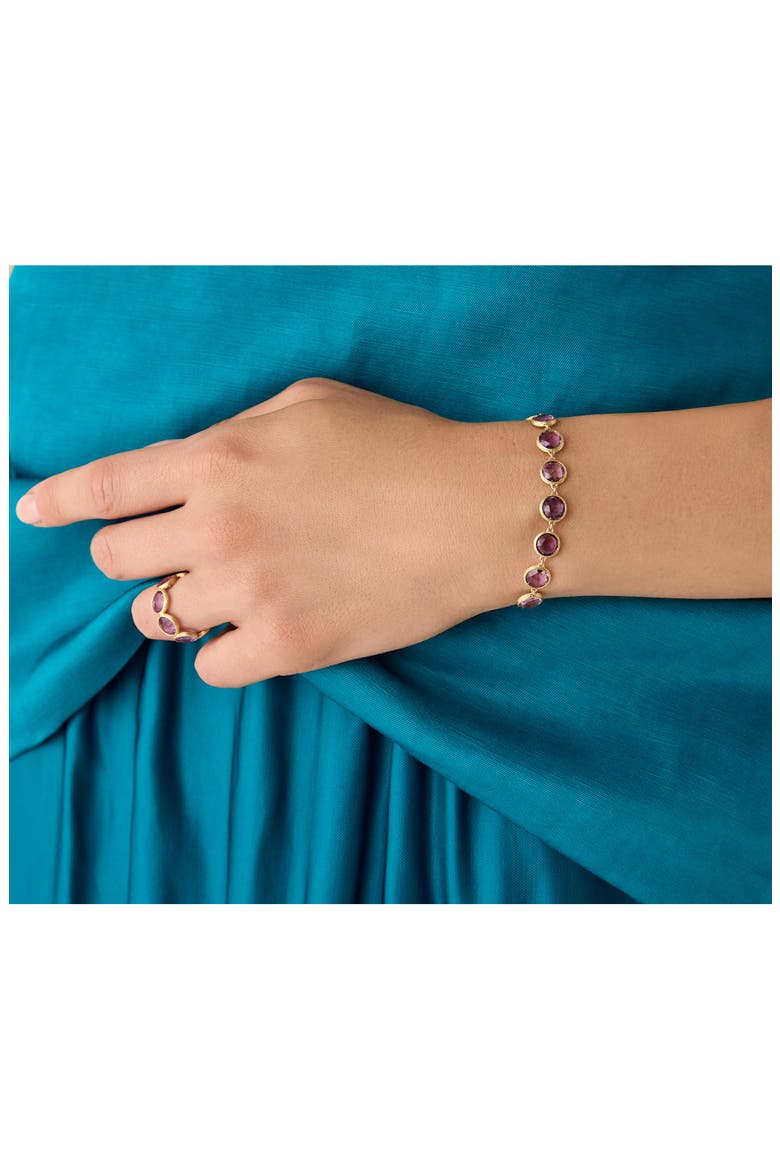 Jaipur Color Amethyst Bracelet, Alternate, color, GOLD