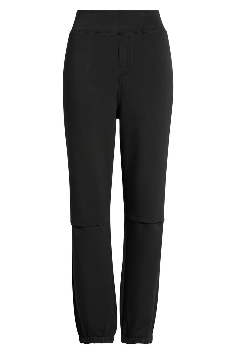 Jetset Jersey Joggers, Alternate, color, BLACK
