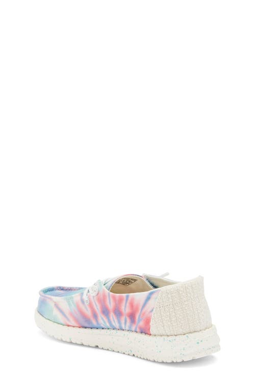 Hey Dude Wendy Moc Toe Sneaker In Rose Candy Tie Dye