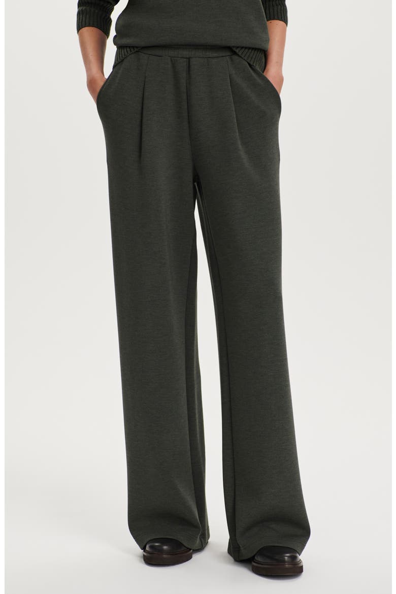 The Extra Wide Leg 29.5-Inch Pants, Main, color, OLIVE MARL