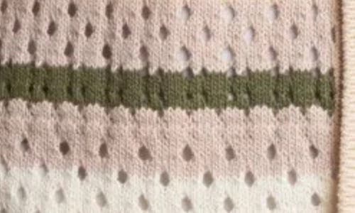 Paisley & Gray Open Knit Collar Cardigan In Neutral