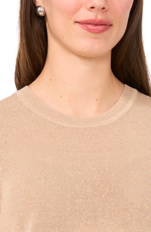 Halogenr Halogen(r) Crewneck Sweater Tank In Oxford Brown