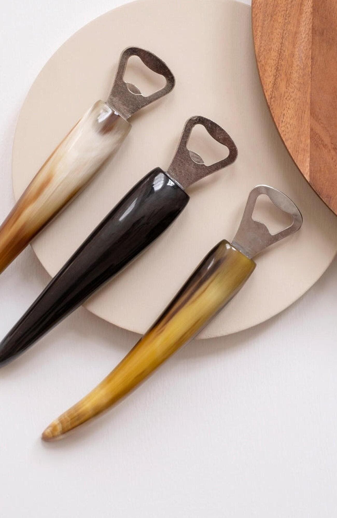 Maadili Collective Horn Bottle Opener in Multicolour 