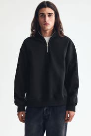 H&M Loose Fit Half-Zip Sweatshirt