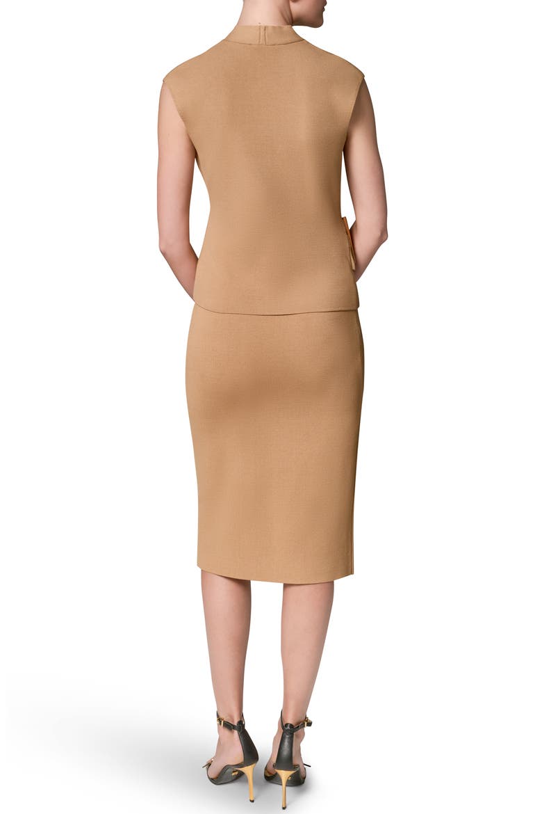 Faux Wrap Sweater, Alternate, color, FAWN