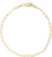 FUZION CREATIONS Paper Clip Chain Bracelet