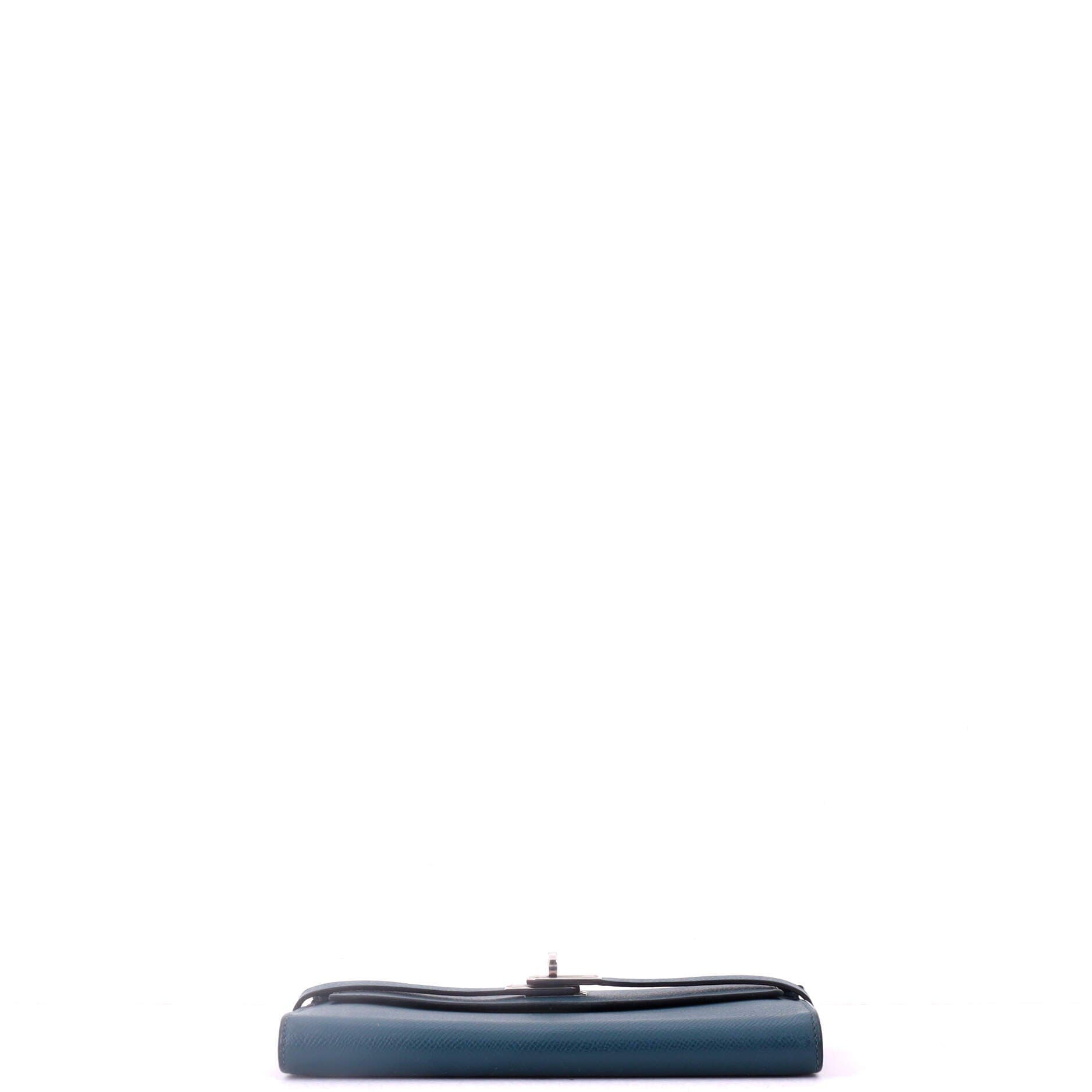 Kelly Wallet Epsom Long, Alternate, color, Blue