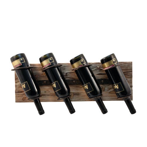 Twine Metal And Wood Wine Rack In Wood