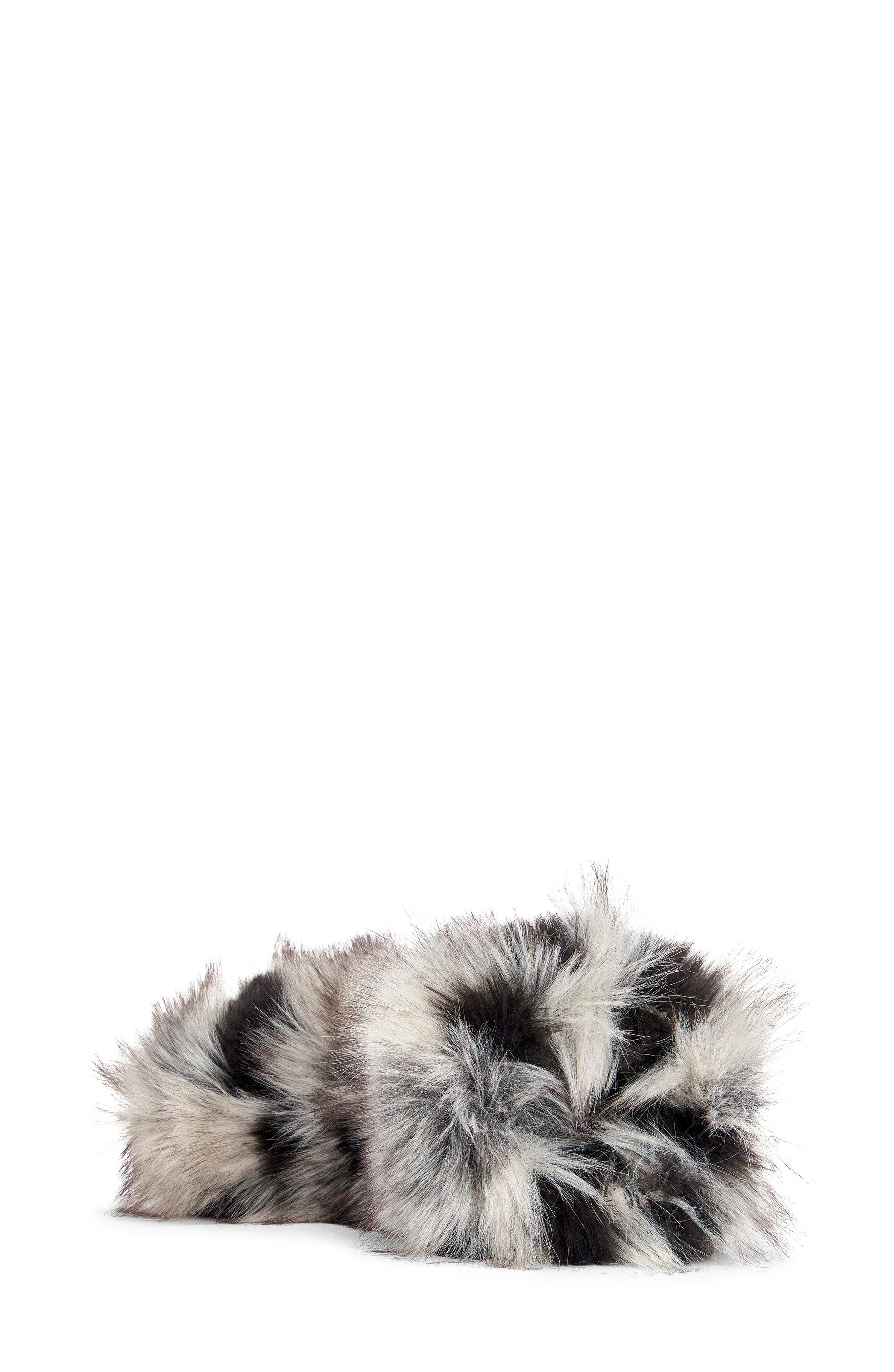 Alixia Faux Fur Boot, Alternate, color, GREY MULTI