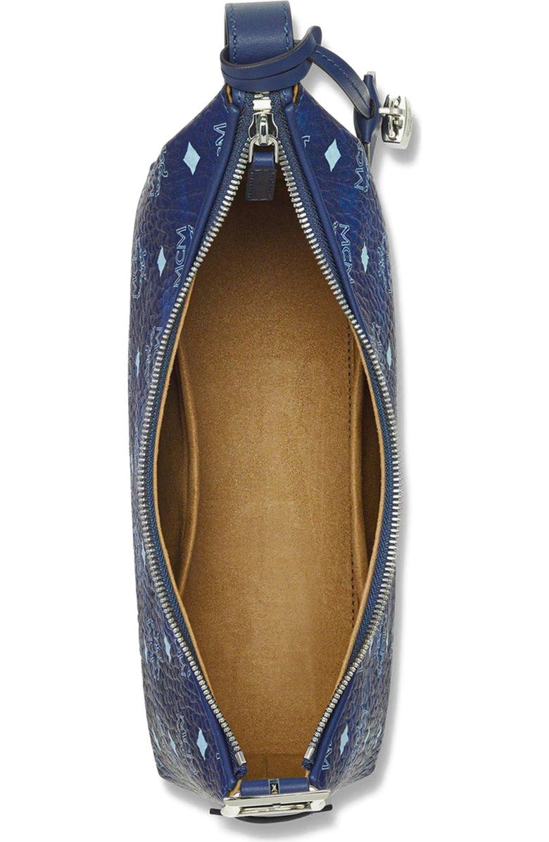 MCM Aren Hobo in Visetos, Alternate, color, Blue