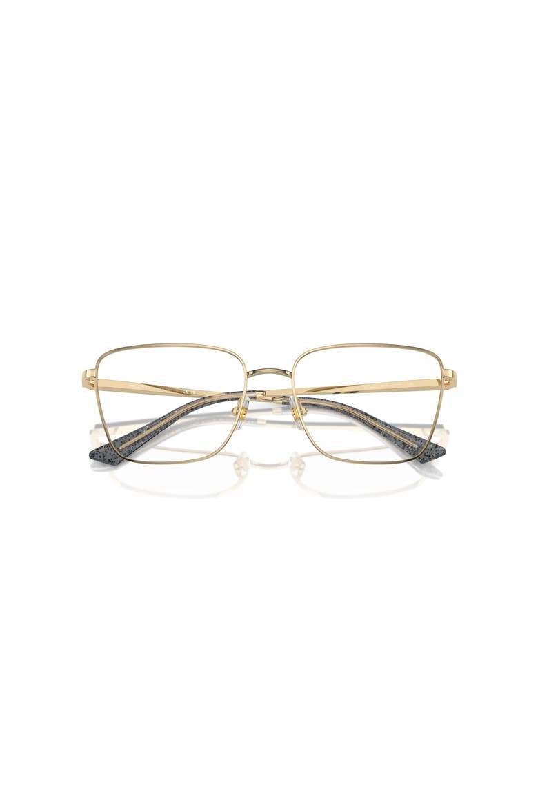 53mm Rectangle optical glasses, Alternate, color, Gold