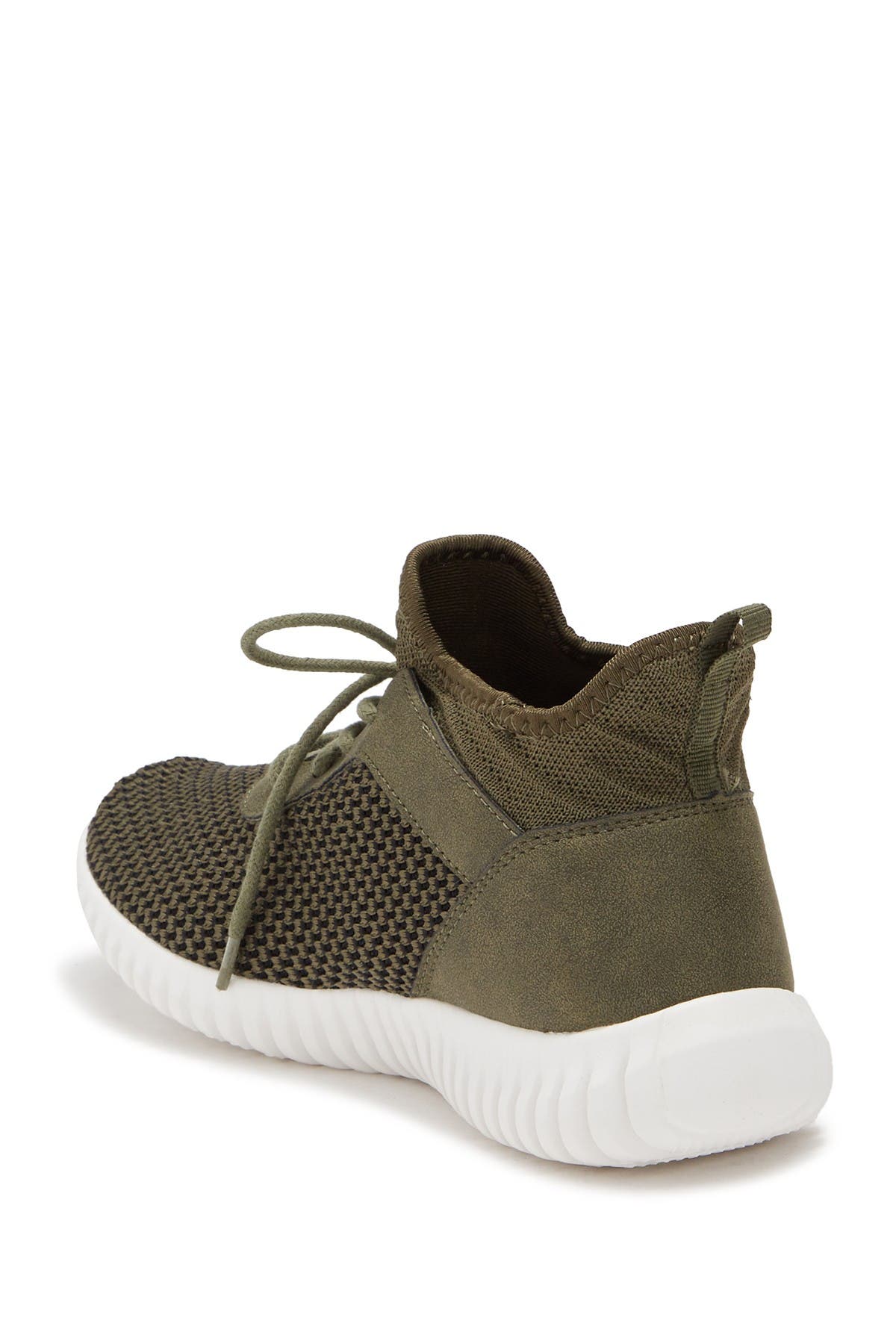 Harlen Knit Sneaker, Alternate, color, OLIVE