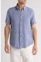 Sport Fit Linen Short Sleeve Button-Down Shirt