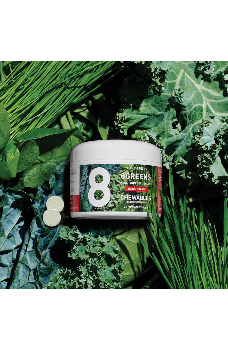 8Greens Blood Orange Chewable Dietary Supplement, Alternate, color,