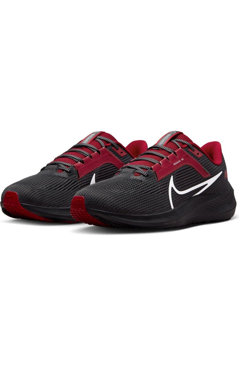 Nike Unisex Nike Anthracite Tampa Bay Buccaneers Zoom Pegasus 40 Running Shoe, Alternate, color,